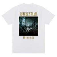 2025 Burzum band imported European and American retro metal band pure cotton men's and women's printed short-sleeved T-shirts