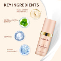 4 In 1 Foundation Long-wearing Moisturizing Waterproof Concealer Even Skin Tone SPF 30 Liquid Hydrating Full Coverage Concealer