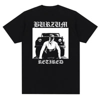 2025 Burzum band imported European and American retro metal band pure cotton men's and women's printed short-sleeved T-shirts