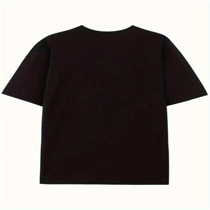 2025 Men's Summer Graphic Print Y2k T-shirt Man Woman Short Sleeved Tees Clothing Loose Pure Cotton Soft Tops Fashion