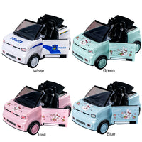 Mini Child's Toy Automobile with Openable Doors Kids Model Car Double-Sided Inertance Convertible for Boys Girls Age 3+