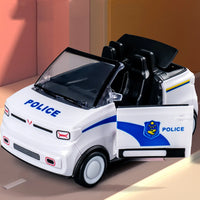 Mini Child's Toy Automobile with Openable Doors Kids Model Car Double-Sided Inertance Convertible for Boys Girls Age 3+