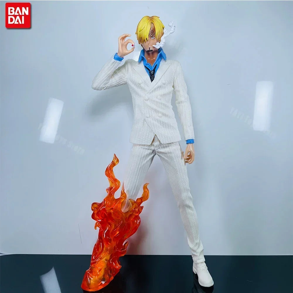 One Piece Vinsmoke Sanji Boy New Personality Cartoon Anime Character Peripheral Collection Figure Ornaments Children's Gifts