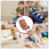 Montessori Sensory Board Preschool Educational Activities Toys Car & Airplane Activities Sensory Basic Life Skills Board