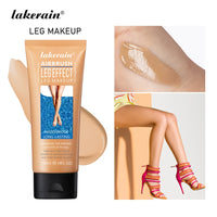 Lakerain 118ml Leg Makeup Cream Long-lasting Waterproof Anti-Transfer Concealer Even Skin Tone Care Brown Liquid Foundation