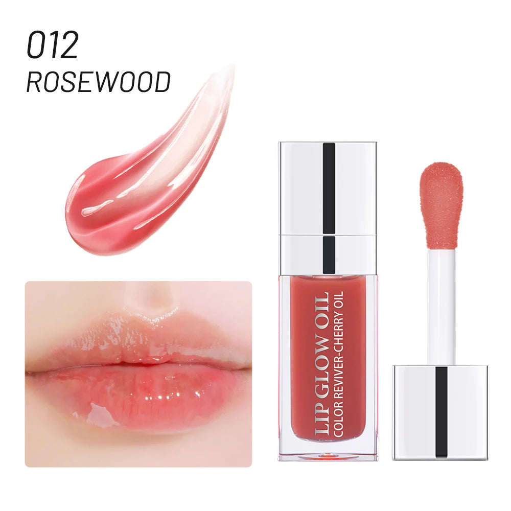 Crystal Jelly Lip Glow Oil 6ml Moisturizing Plumping Lip Gloss Makeup Sexy Plump Lip Glow Oil Tinted Lips Plumper Care Cosmetics