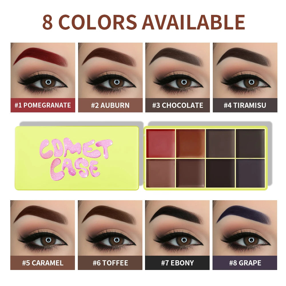 8Colors Highlight/Brow/Blush Palett Enhance Facial Three-dimensional Makeup Shimmer Waterproof Makeup Tool Cosmetic