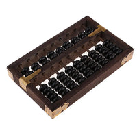 Chinese Abacus with 7 Columns Counting Frame Arithmetic Aid Math
