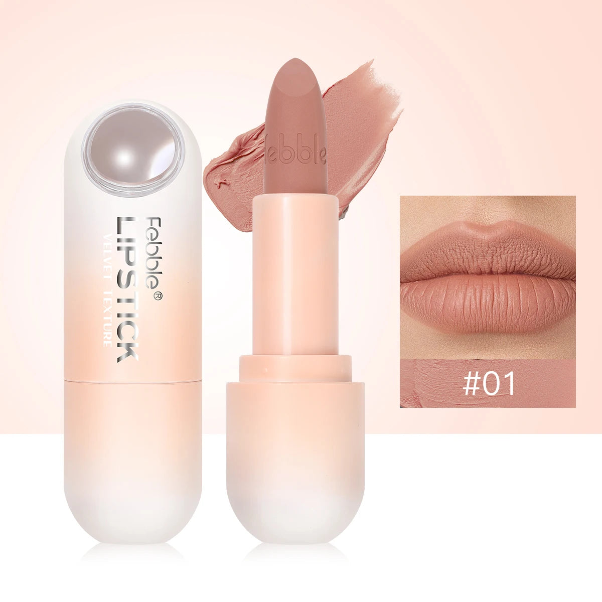 Waterproof matte lipstick contour lipstick long-lasting non-sticky lip care cosmetic product
