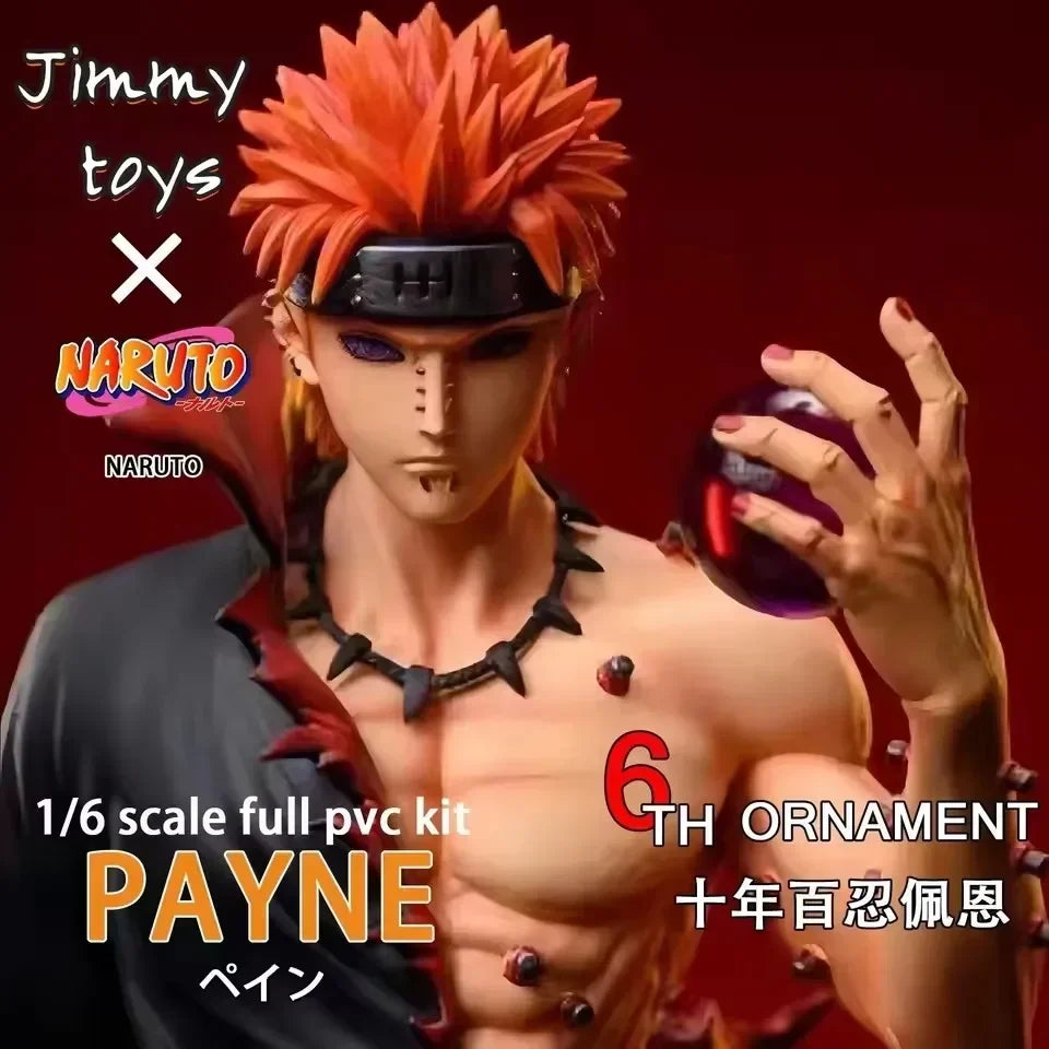 Anime Akatsuki Pain Standing Ver. PVC Action Figure Statue Collectible Model Kids Toys Doll Gifts 23cm