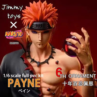 Anime Akatsuki Pain Standing Ver. PVC Action Figure Statue Collectible Model Kids Toys Doll Gifts 23cm