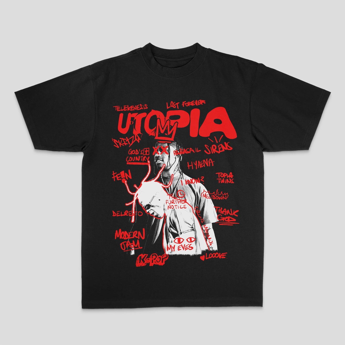 Star player headshot collection American print streetwear pure cotton short-sleeve T-shirt men clothing oversized t shirt