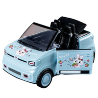 Mini Child's Toy Automobile with Openable Doors Kids Model Car Double-Sided Inertance Convertible for Boys Girls Age 3+