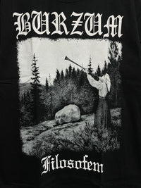 2025 Burzum band imported European and American retro metal band pure cotton men's and women's printed short-sleeved T-shirts