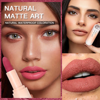 Waterproof matte lipstick contour lipstick long-lasting non-sticky lip care cosmetic product