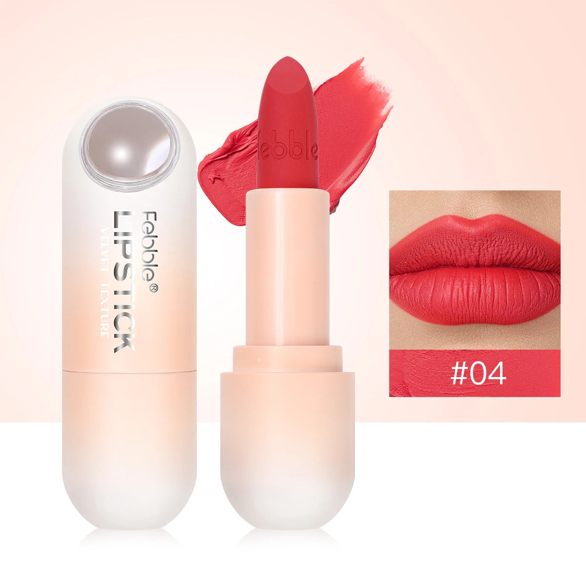 Waterproof matte lipstick contour lipstick long-lasting non-sticky lip care cosmetic product