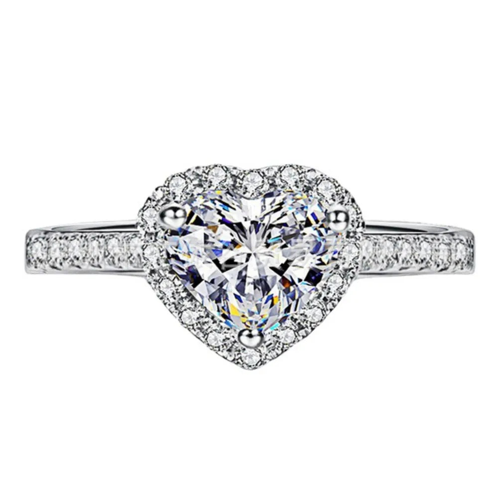 Pink Diamond Women's Wedding Ring, High-end Colored Zircon Ring, Creative Hand Jewelry
