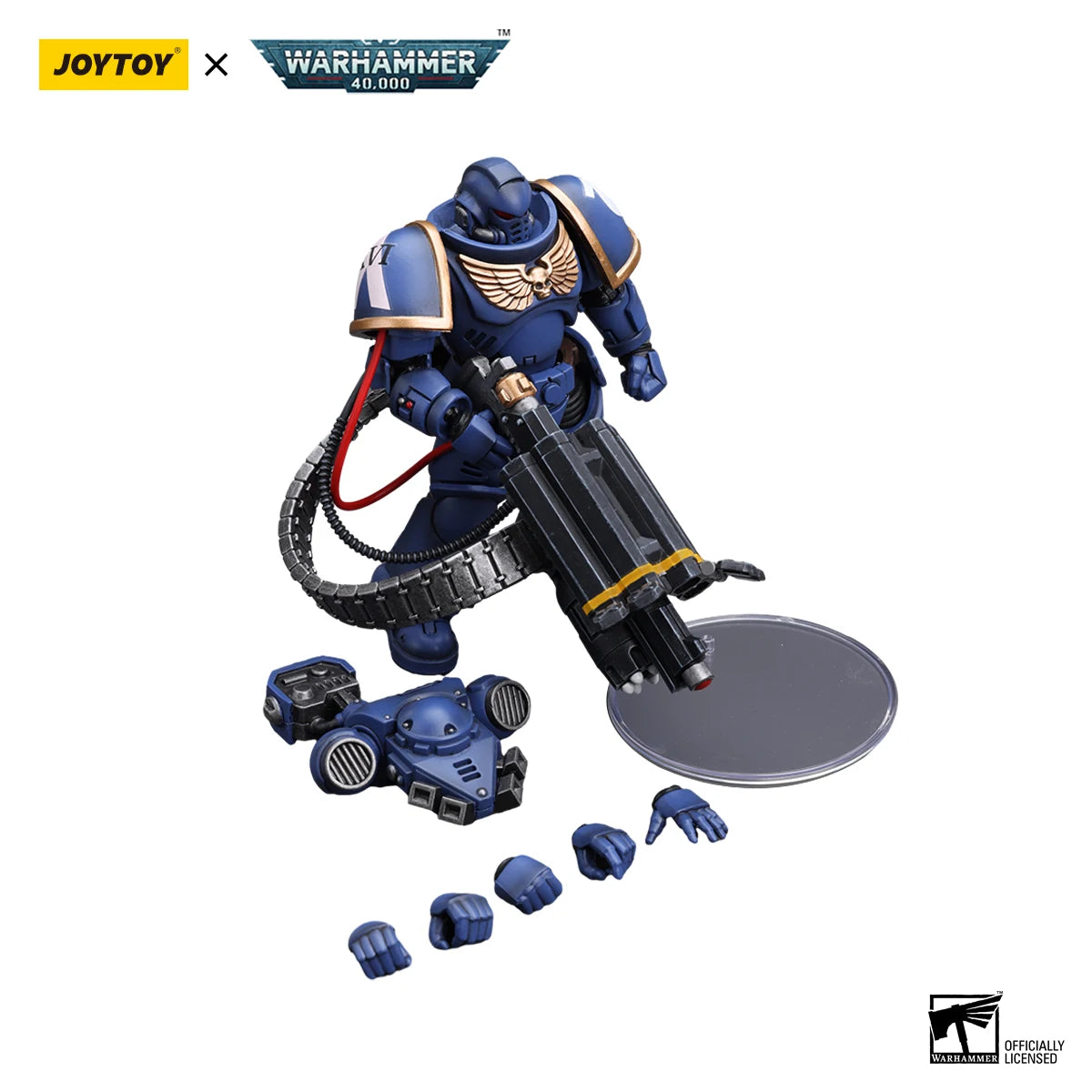 JOYTOY Warhammer 40k 1/18 Action Figures Anime 12.1cm Ultramarines Desolation Marine Collection Model Toys