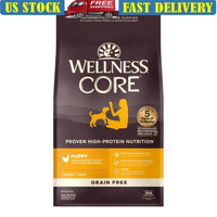 Natural Grain Free Dry Dog Food Puppy Recipe 26lb High Protein Nutrient Rich Superfood DHA Omega Fatty Acids Whole Body Health