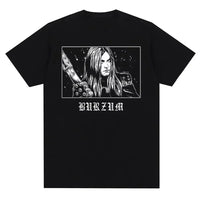 2025 Burzum band imported European and American retro metal band pure cotton men's and women's printed short-sleeved T-shirts