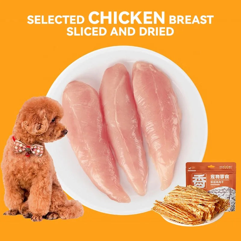 Dog Snacks Chicken Breast Jerky 500g Pure Beef Jerky 25g Nutritious  Delicious Adult Dog Puppy Training Rewards Pet Snacks Foods