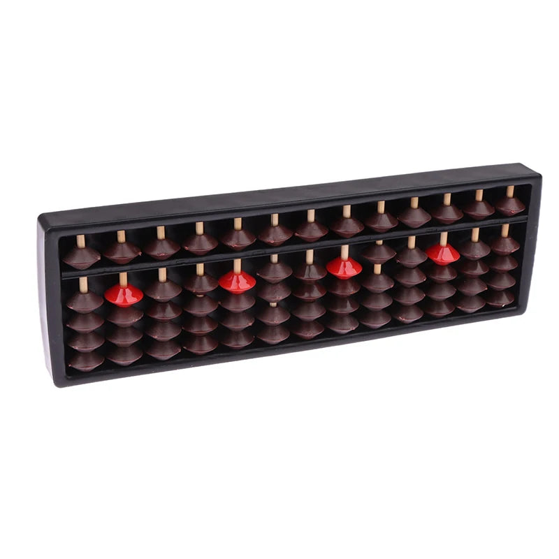 1PC Math Learning Tool For Children Portable Chinese 13 Digits Column Abacus Arithmetic Soroban Calculating Counting