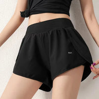 Yoga Shorts for Women Summer Fitness Shorts Biker Workout Running Sports Shorts Quick Drying Sportwear With Pocket