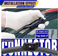 2 wipers Replacement For 2017-2023 Tesla Model 3/2020-2023 Model Y Original Equipment Replacement Wiper Blade - 26"/19" (Set of