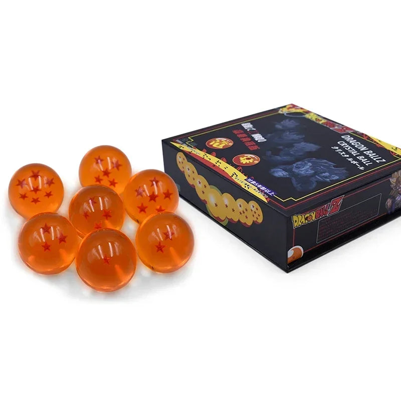 Dragon Ball 7pcs/set 1:1 Crystal ball 3.5cm Action Figure Toys Summon Shenron Wishing Balls Collection Model Gift