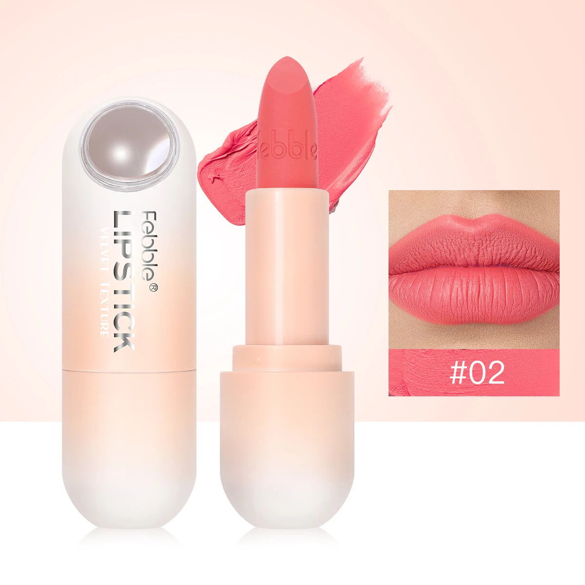 Waterproof matte lipstick contour lipstick long-lasting non-sticky lip care cosmetic product