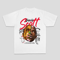 Star player headshot collection American print streetwear pure cotton short-sleeve T-shirt men clothing oversized t shirt