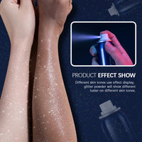 Hair Body Glitter for Body Shimmer Makeups Nightclub Party Body Spray Mist Shine Makeup Beauty Health Glitter Spray Cosmetics