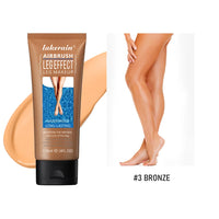 Lakerain 118ml Leg Makeup Cream Long-lasting Waterproof Anti-Transfer Concealer Even Skin Tone Care Brown Liquid Foundation